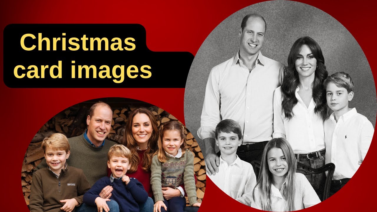 Royal Family Members Reveal Family Christmas Card Images - YouTube