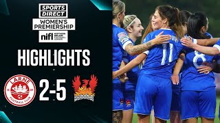 Murdough hat-trick seals first Lisburn win of season! | Larne 2-5 Lisburn | Women's Prem Highlights