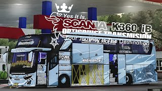 SHARE‼️ACC KODENAME JB3 SHD SCANIA K360IB CORTAS+RUNTEX🤫 MN X RPC V434#bussid