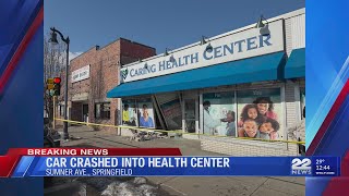 Car crashes into Caring Health Center in Springfield