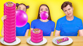 100 LAYERS OF FOOD CHALLENGE || Creative Food Hacks And Crazy Pranks On Friends by 123 Go! GENIUS