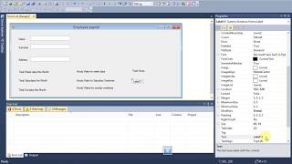 Employee Payroll program in VB.net