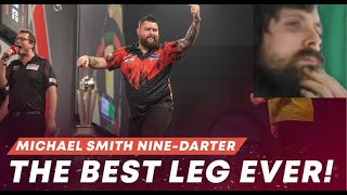 Forsen reacts to THE BEST LEG OF ALL TIME 🤯 MICHAEL SMITH HITS A NINE-DARTER IN A WORLD CHAMPIONSHIP