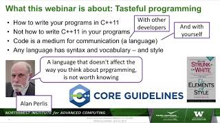 Webinar 030: Modern C++ for High-Performance Computing