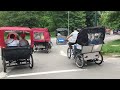 central park pedicab ride big group