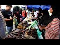 SUASANA BAZAR RAMADHAN PEKAN SEMPORNA SABAH MERIAH  PARA PELANCUNG DARI LUAR NEGARA PUN DATANG