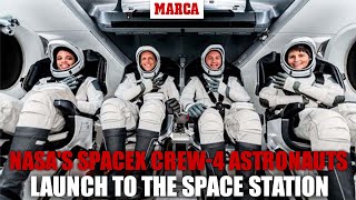 NASA's SpaceX Crew-4 Astronauts Launch to the International Space Station I MARCA