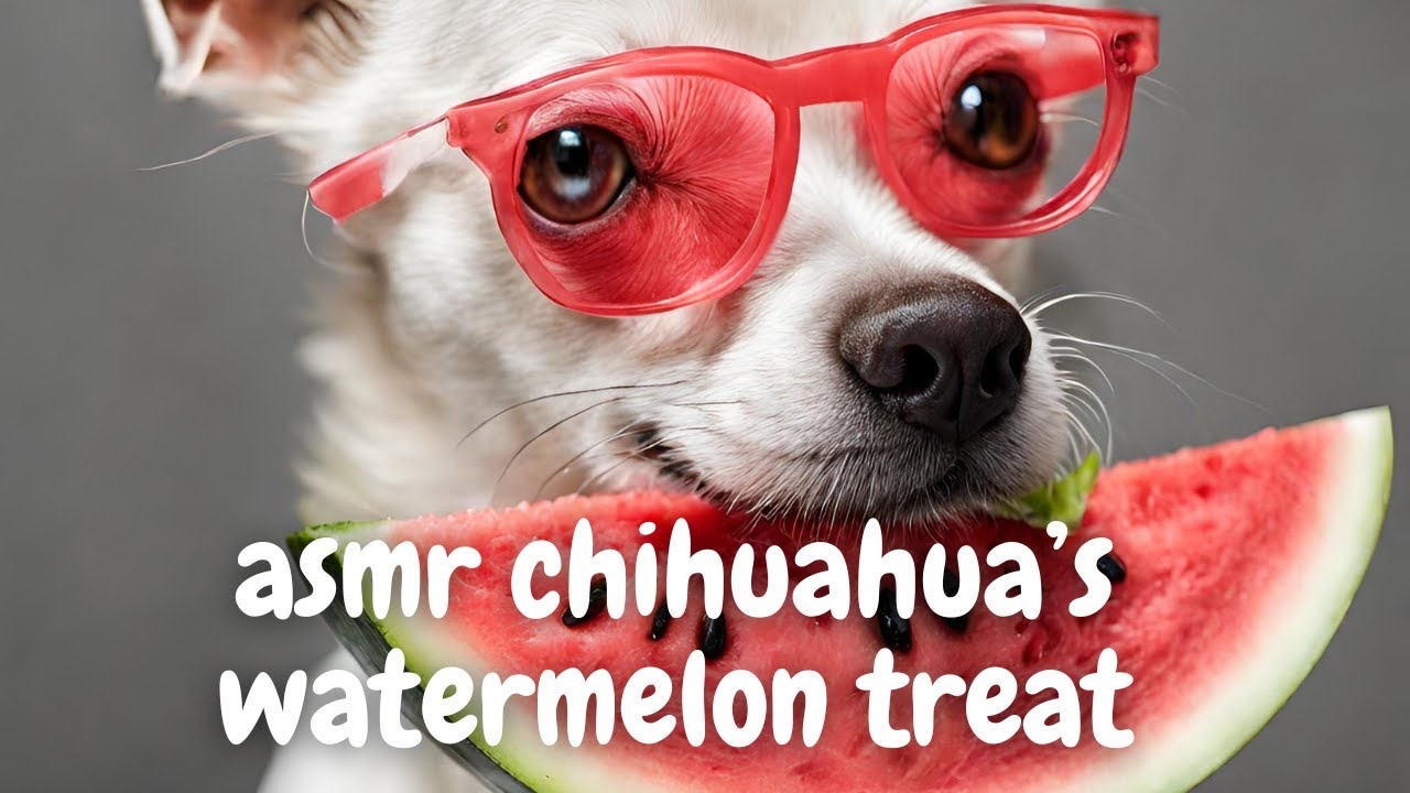 Chihuahua Eating Watermelon Asmr Youtube