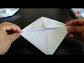 how to make a paper boat origami tutorial කඩදාසි බෝට්ටුවක්