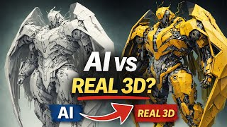 Tripo AI is Insane: Text to 3D in Seconds. Model, texture, Retopologies & rig