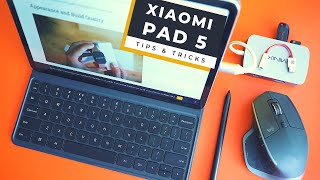 Xiaomi Pad 5 Top 5 Tips and Tricks: Desktop Mode, Portable Keyboard & More!