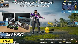 YENİ CANAVAR BİLGİSAYARIM!! KUTU AÇILIMI - FİYAT HESAPLAMASI VE PUBG MOBİLE TDM GAMEPLAY 😱