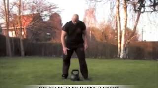 The Beast 48 kgs Kettlebell Jerk Harry Mariette