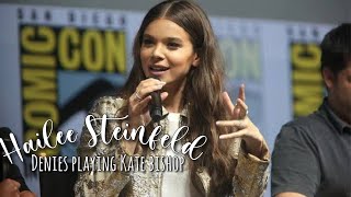 Hailee Steinfeld denies staring as Kate Bishop in Hawkeye for 39 seconds straight