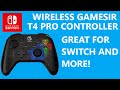 GameSir T4 Pro Wireless Controller Review vs Nintendo Switch Pro Controller