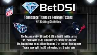 Tennessee Titans vs Houston Texans Picks | NFL Odds and Betting Predictions