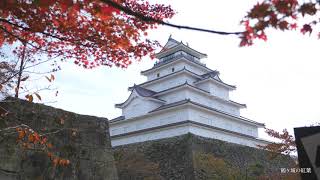 鶴ヶ城の紅葉　会津若松市