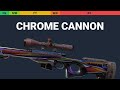 AWP Chrome Cannon - Skin Float And Wear Preview