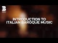 Introduction to Italian Baroque Music with Nicola Benedetti