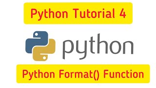 Python Tutorial 4: format function in python, f stings in python #Python #Formatfunction #FStings