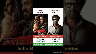 Sye Raa Narasimha Reddy Vs Jailer Movie Comparison || Box Office Collection #shorts #jailer #jawan