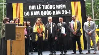 TƯỞNG NIỆM QUỐC HẬN 50 MƯƠI NĂM PHÁT BIỂU CỦA CHÍNH GIỚI HOA KY VÀ VĂN NGHỆ TƯỞNG NIỆM