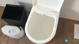 Toilette sèche à séparation des urines avec réservoir intégré GTG