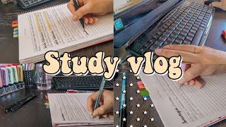 STUDY VLOG | fazendo atividades da aula online