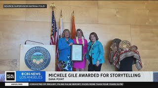 KCAL News reporter Michele Gile recognized by Orange County for National Women's History Month