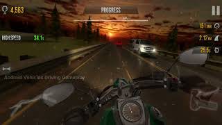 Accepted the challenge in a heavy rainy day | Traffic Rider | 2022 | mobile gameplay android iOS