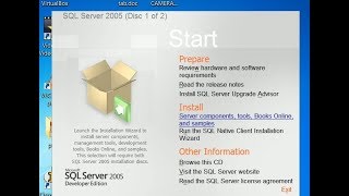 SQL SERVER 2005 DEVELOPER EDITION INSTALLATION AND CONFIGURE