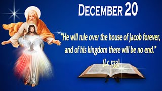 DECEMBER 20 -  Gospel (Lk 1:26-38) - The Word of God for Everyone