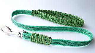 Make a Strong Dog Leash at Home using Webbing and Paracord - Easy to Make – CBYS