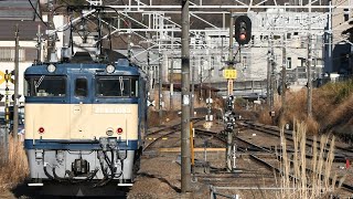 【山×EF64はまじで最高すぎる】EF64-1053号機EF65-1105号機廃車回送返却回送単9430レ大月駅通過