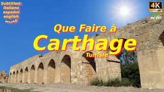 Top 10 des Endroits à Visiter à Carthage en Tunisie - Voyage Vidéo - 4K
