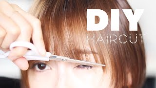 How I cut my own bangs