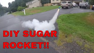 DIY homemade Sugar ROCKETS!!! With fuses