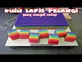 Kuih Lapis Pelangi yang sedap dan mudah | sukatan cawan dan tips 'flawless'