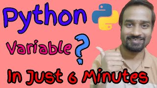 Python Variables - Python Tutorial for Beginners with Examples || In Just 6 Minutes