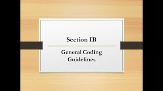 ICD 10 CM Guidelines Section 1. B