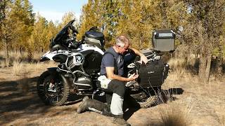 Xtremada soft panniers fits directly to the OEM frames for   BMW R1200GSA LC!