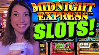 🎰 🍀 The potential for BIG WINS is insane on Midnight Express slot machine