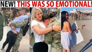 EXTREMELY EMOTIONAL! Soldiers Coming Home Surprise wellcome back