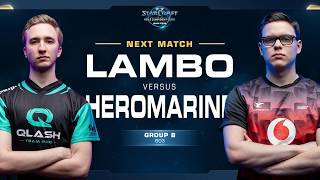 Lambo vs HeroMarine ZvT - Ro16 Group B Winners - WCS Winter Europe