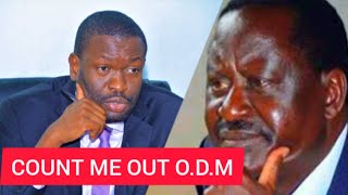 SIFUNA OUT OF ODM FROM TODAY RAILA STRESSED UP