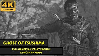 Ghost of Tsushima - Kurosawa Mode - Main Story Walkthrough Movie - No Commentary - 4K