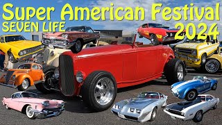 アメ車のお祭り！スーパーアメリカンフェスティバル２０２４　American car festival!　Super American Festival 2024