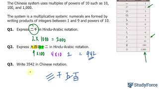 Write Numbers in Chinese | Chinese Numeration System