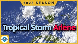 Tropical Storm Arlene forms in the Gulf of Mexico.