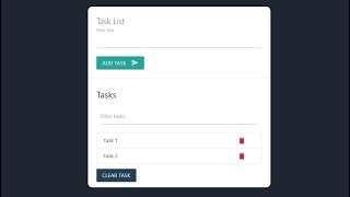 Task List In JavaScript With Source Code | Source Code & Projects